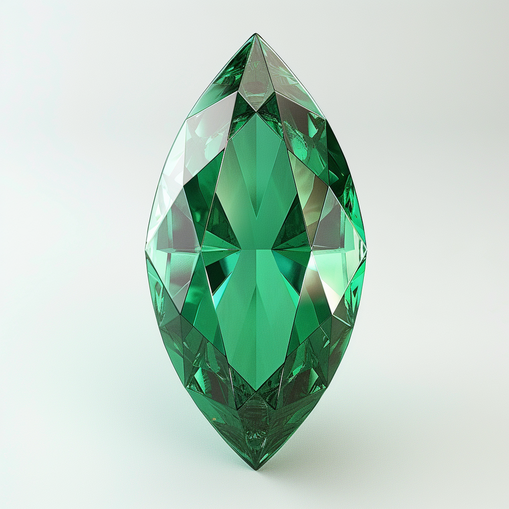 Lab Grown Colombian Emerald (Marquise)