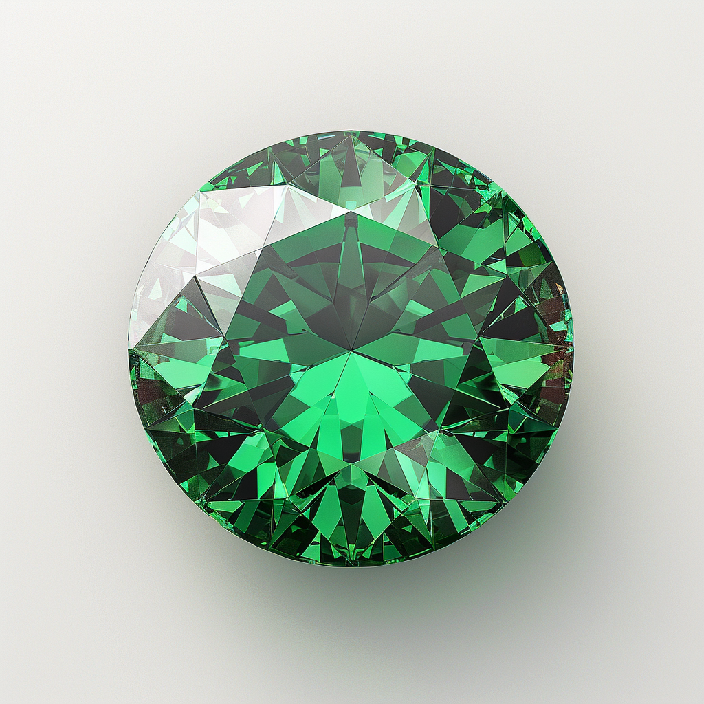 Lab Grown Emerald (Round)